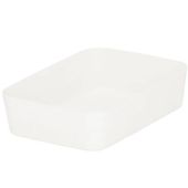 Pojemnik do szuflady 13x18cm wielofunkcyjny wkład, organizer kremowy