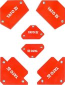 zestaw spawalniczych kątowników magnet. 6 szt. - yt-08679