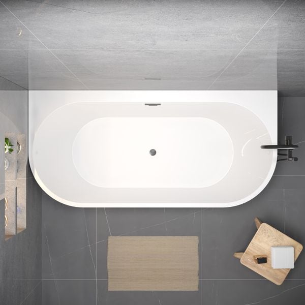 WANNA WOLNOSTOJĄCA Pari 170 x 80 PRZYŚCIENNA SYFON zdjęcie 7