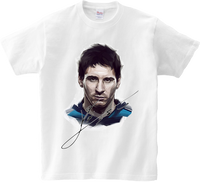 Koszulka T-shirt Lionel Messi z autografem
