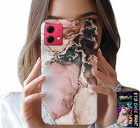 ETUI DO MOTOROLA EDGE 40 NEO - ELEGANCKI MARMUREK MODNE WZORY + FOLIA