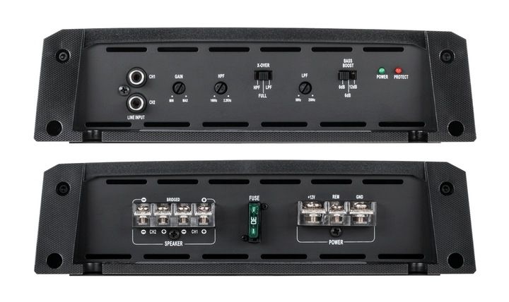 Peiying Basic PY-2C127 wzmacniacz samochodowy 2 kanały zdjęcie 2