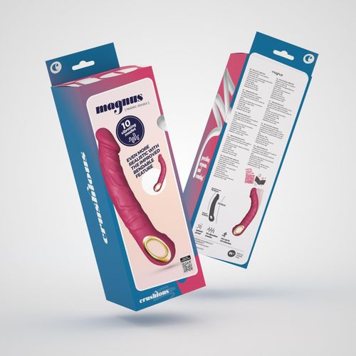 crushious magnus bend flexible vibrator pink na Arena.pl