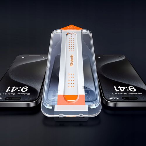mcdodo ez paste szkło hartowane mocna szybka do etui do iphone 16 pro na Arena.pl