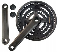 Korba rowerowa 3 rzędowa 48x38x28T x 170mm stalowa z osłoną prawa lewa kpl