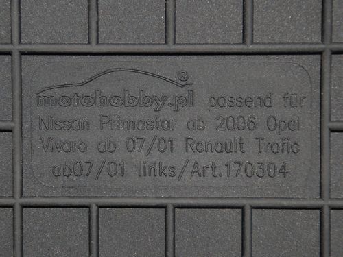 Opel Vivaro I / 1 01-14 DYWANIKI GUMOWE DEDYKOWANE na Arena.pl