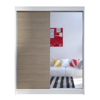 Szafa przesuwna Camino I z lustrem 150cm - BIAŁY/SONOMA