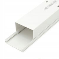 LISTWA DO UKŁADANIA KABLI KANAŁ KABLOWY KORYTKO POKRYWA PVC 60x40 2m