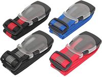 Zestaw Pasków do Walizki 4Sz Regulowane 96-180cm Kolorowe z Identyfikatorem