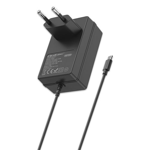 Qoltec Ładowarka Super FAST PD do Raspberry PI 5 USB-C 27W 5.1V 5A Czarna na Arena.pl