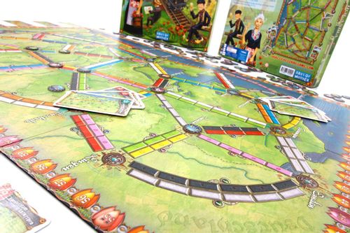 Gra Wsiąść do pociągu Kolekcja Map 4 - Holandia na Arena.pl