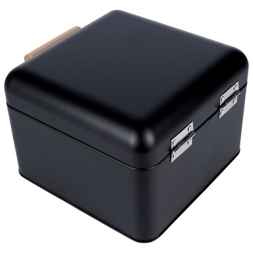 Chlebak metalowy czarny 22x20x14 cm na Arena.pl