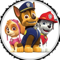 Opłatek na tort PAW Psi Patrol Pies Pieski Marshall Rubble Rocky Skye Zuma