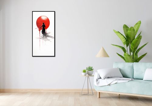 Plakat 50x100cm Samotny Samuraj na Arena.pl