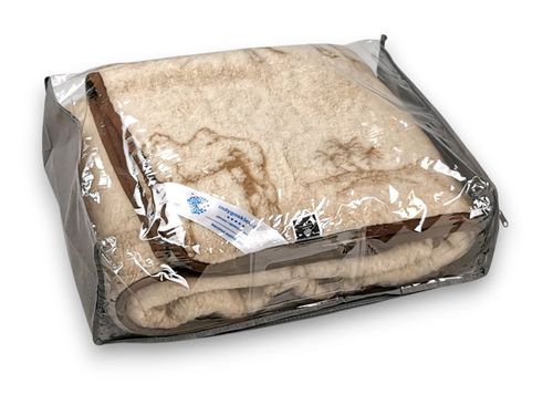 Koc Wełniany Merynos Australijski Desert 180X200 Woolmark Indygosklep.pl na Arena.pl