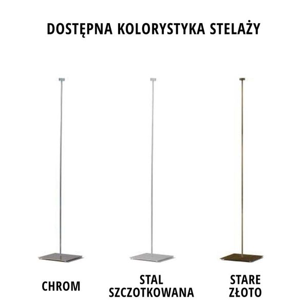 Dziecięca lampa podłogowa z różowym abażurem ANKARA zdjęcie 2