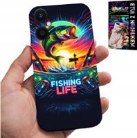 ETUI DO OPPO RENO7 LITE 5G - WZORY WĘDKARSKIE RYBY POŁÓW WĘDKA PLECKI