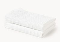Ręcznik z piki waflowej Yara białe 2 x 30 x30 cm