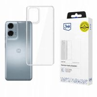 Silikonowe etui na Motorola Moto E14/G04/G24 Power/G24 4G - 3mk Clear Case