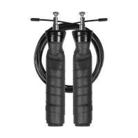 Skakanka bokserska z gumową rączką z obciążeniem 2x100g i metalowym