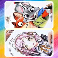 MARKERY ALKOHOLOWE 100 SZT Flamastry Mazaki Pisaki Dwustronne Pro + TORBA