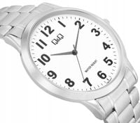 Zegarek Męski QQ C08A-007P srebrny bransoleta