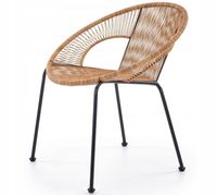 Krzesło ogrodowe - rattanowe BARI na taras HALMAR
