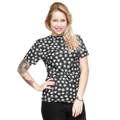 T-SHIRT MARIJUANA BLACK na Arena.pl