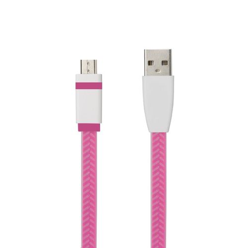 TB Kabel USB - Micro USB 1m. różowy na Arena.pl