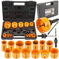 OTWORNICE BIMETAL DO METALU I DREWNA 17 SZT FREZY PM-ZODM-17ET