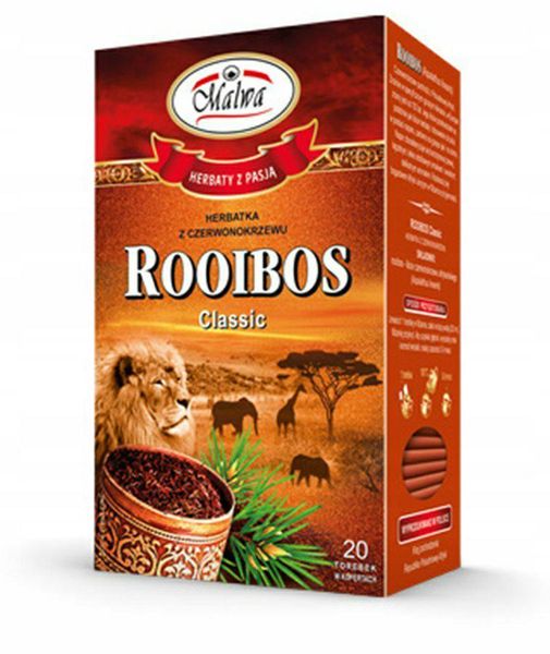 MALWA HERBATA CZERWONA 20TB ROOIBOS CLASSIC zdjęcie 1