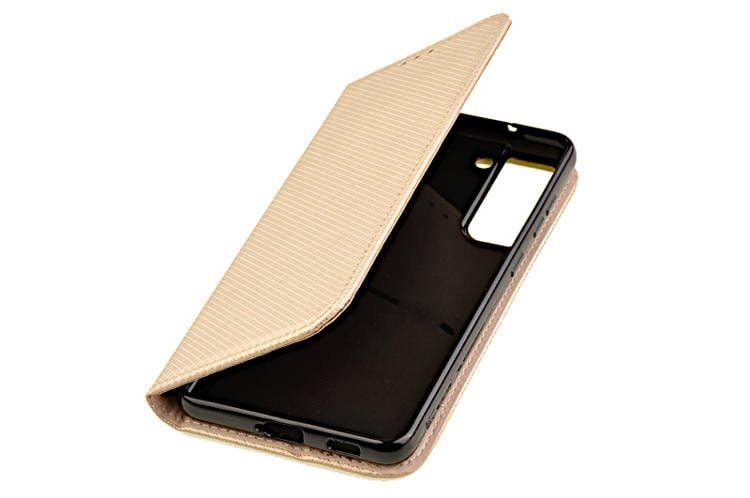 Etui Smart do Samsung Galaxy S21 FE złoty zdjęcie 1