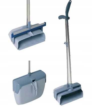 zestaw lobby szufelka zamykana na drążku + miotła do systemu lobby 25 cm na Arena.pl