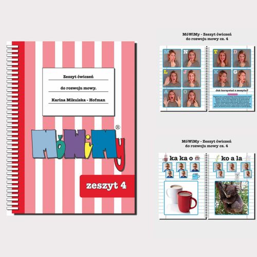 Logopedia MóWiMy. Zeszyt ćwiczeń do rozwoju mowy dzieci 1-5 lat. Część 1-5 na Arena.pl