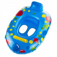 DMUCHANE KOŁO PONTON Z SIEDZISKIEM DO NAUKI PŁYWANIA NIEBIESKIE