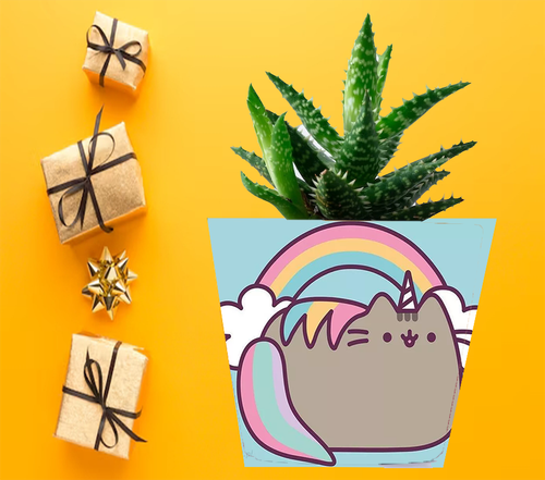 Doniczka do kwiatów/roślin - Pusheen - Kotek na Arena.pl