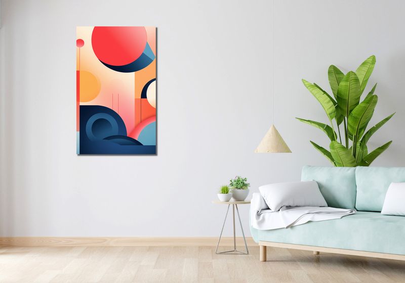 Obraz 60x100cm Geometryczne Marzenia zdjęcie 2