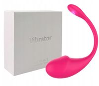 JAJECZKO WIBRUJĄCE MASAŻER ŁECHTACZKI I PUNKTU G LUNA Z APLIKACJĄ