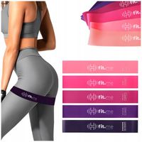 ZESTAW 5 GUM DO ĆWICZEŃ MINI BAND FIT.ME TAŚMY OPOROWE ELASTYCZNE PIĘĆ