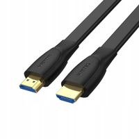 2 x Kabel przewód HDMI 2.0 4K 60Hz płaski 2m Unitek