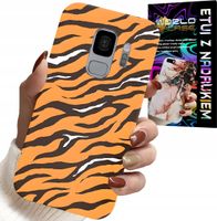 ETUI DO SAMSUNG GALAXY S9 - PLECKI W TYGRYSIE PASKI POKROWIEC +FOLIA