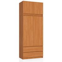 Szafa do sypialni, nadstawka, DORMI, 90x51x234 cm, olcha, mat | TYLETEGOTU