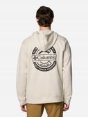 Bluza z kapturem Columbia Trek Graphic Hoodie - dark stone/button badge XXL