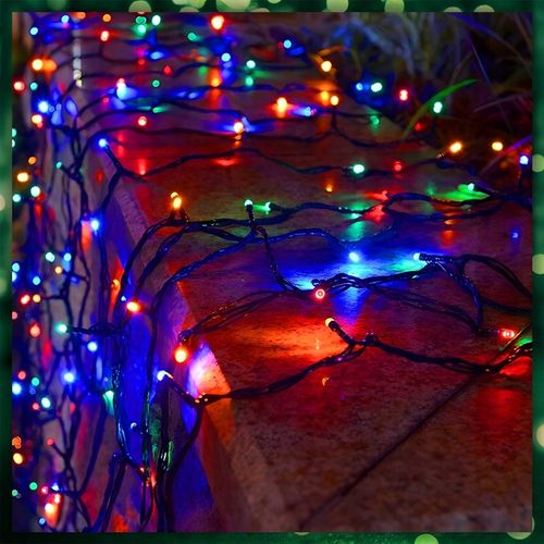 LAMPKI CHOINKOWE MULTIKOLOR 1000LED 8 TRYB ZEW/WEW 63 METRY NA CHOINKĘ na Arena.pl