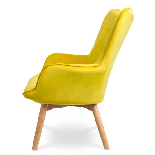 FOTEL GRELLA MUSTARD na Arena.pl