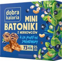 DOBRA KALORIA - MINI BATONIKI  - MUFFIN JAGODOWY 102g . kartoniik