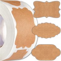 300x ETYKIETY NAKLEJKI NA PRZYPRAWY SŁOIKI SAMOPRZYLEPNE PRZETWORY WYROBY