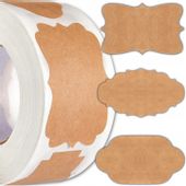 300x ETYKIETY NAKLEJKI NA PRZYPRAWY SŁOIKI SAMOPRZYLEPNE PRZETWORY WYROBY