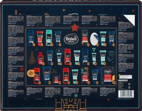 Balea Kalendarz Adwentowy Kosmetyki Mężczyzn 2024 na Arena.pl