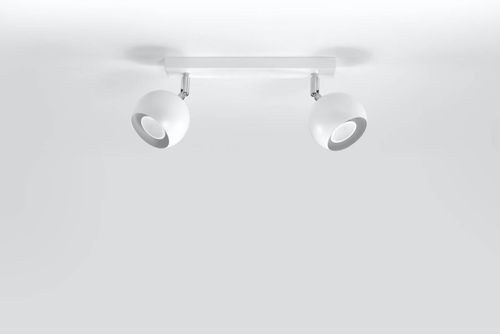 LAMPA sufitowa SL.0438 metalowa OPRAWA listwa SPOT regulowane kule balls biale na Arena.pl